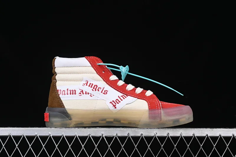 All categories Vans Vans series Vans Mid Vans China Palm Angels x Vans Sk8-Mid joint mid-top casual sneakers VN000CRPGRN